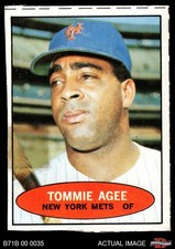 1971 Bazooka Tommie Agee Mets 1 - POOR