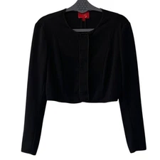 Narciso Rodriguez for Design Nation Black Cropped Jacket Medium