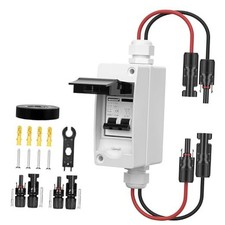 Solar Panels Disconnect Switchmp DC Solar Shut Off Box & Wire DC 1000V 63A