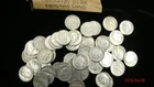 1964 and Earlier Circulated Roosevelt Silver Dime Roll [50 Cir. Dimes]
