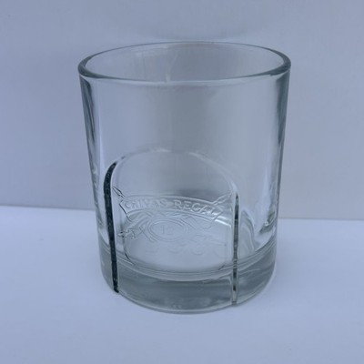 2000 Chivas Regal 12 Year Whiskey Glass Millennium Embossed Rocks Tumbler