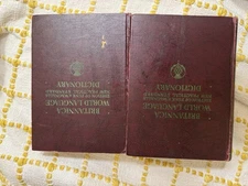 1956 Britannica World Language Dictionary: Volumes I & II Funk & Wagnalls