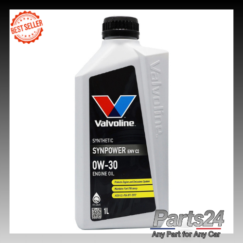 Valvoline SynPower ENV C2 0W-30 0W30 Fully Synthetic Engine Oil - 1 Litre 1L New
