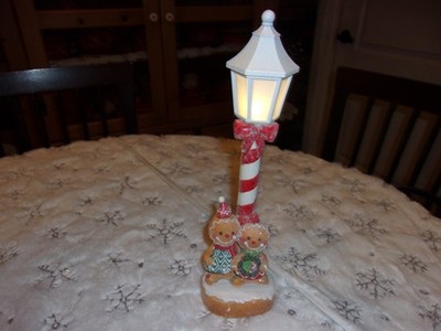 Valerie Parr Hill Illuminated Gingerbread Lamp Post