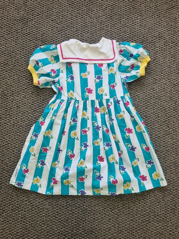 Rainbow Tag Vintage Gymboree Dress Size XL (4.5 To 6 Years) - image 2 of 3