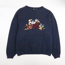 Vintage Looney Tunes Crewneck Sweatshirt Size XL Embroidered 1996 90s