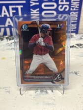 2022 Bowman Chrome Draft Sapphire Ignacio Nacho Alvarez Jr BDC-125 Orange 25/25