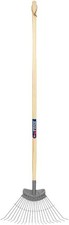 Image of Spear Jackson Neverbend Heavy Duty Flexo Lawn Rake 48 Inch Garden Allotment