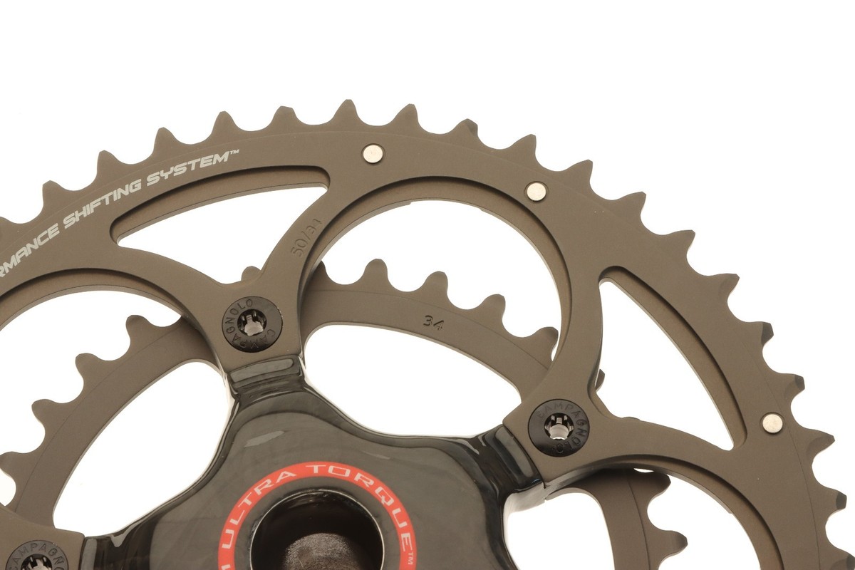 Campagnolo Super Record Titanium Crankset 50/34T Compact CT 11s