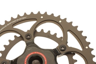 Campagnolo Super Record Titanium Crankset 50/34T Compact CT 11s
