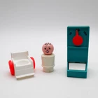 Vtg Little People Hospital Accesories & Figure Lot Doctor Scale Wheel Chair