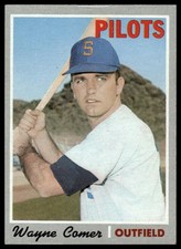 1970 Topps #323 Wayne Comer VG-EX SET BREAK SHARP