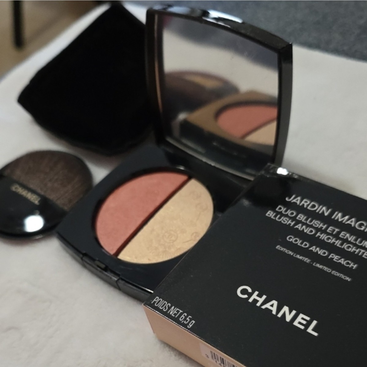 NEW~ CHANEL JARDIN IMAGINAIRE Blush & Highlighter Duo - Gold and