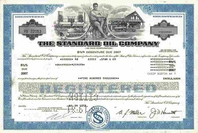 Standard Oil Company Of Ohio 1979 Cleveland Chicago BP Sohio Boron Oil 500.000 $