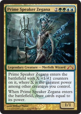 1x Prime Speaker Zegana Moderate Play MTG Magic - Kid Icarus -