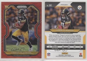 2020 Panini Prizm Rookie Red Wave Prizm /149 Chase Claypool #392 Rookie RC
