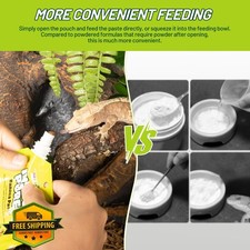 REPTIZOO Gecko Food, Banana Insect Puree, Reptile Diet