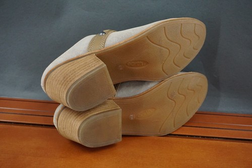 Earth Juliet Women's 8.5 Gray Leather Slip On Casual Comfort Clog Sandals Shoes - Picture 9 of 11