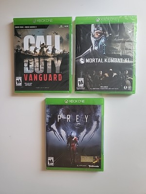 Call Of Duty Vanguard, Prey, Mortal Kombat Xl New Sealed xbox one games Bundle