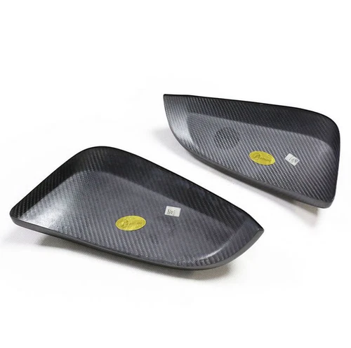 Real Carbon Fiber Car Side Mirror Cover Caps For Toyota Highlander 2015-2018 - Picture 4 of 6