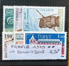 TIMBRES FRANCE 1979 N° 2040 à 2045 YT NEUFS ** MNH