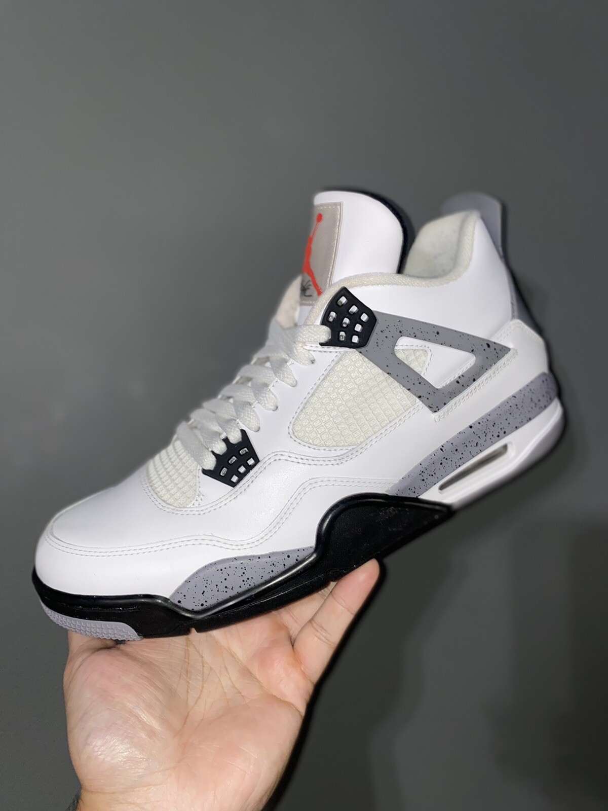 white cement jordan 4