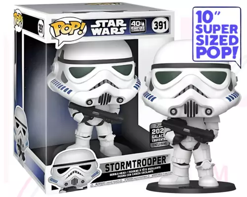 Star Wars Funko POP 391 Stormtrooper 10" 2020 GALACTIC CONVENTION EXCLUSIVE