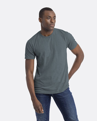 Maglietta Uomo Next Level N6210 CVC - Grigio Pietra - Taglia Small (S) - 5