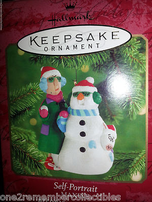 Hallmark Andenken 2000 Self Portrait Floyd Schuhkarton Weihnachten Ornament Neu