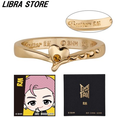 Selten Bts Tinytan Butter Ichiban Kuji Zubehör 2023 RM Gold Farbe Ring Express