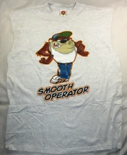Vtg 1998 Looney Tunes Sleeveless T-Shirt~TAZ "Smooth Operator"~Men's L~NWOT
