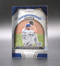 2022 Panini Prizm CLAYTON KERSHAW Championship Stage Insert Card CS-6 LA Dodgers