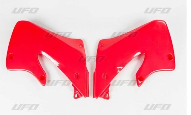 Ouïes de radiateur UFO rouge HONDA CR 250 1997 1998 1999 plastique cross