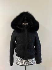 Alice Olivia Winter Bomber Jacket with Detachable Hood size S/P