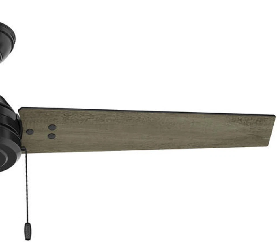 Large 52" Outdoor Ceiling Fan Industrial Damp Black Grey Rustic Patio Deck Porch - Image 4 of 4