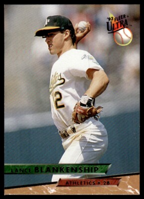 Ultra 253 1993 Ultra #253 Lance Blankenship Oakland Athletics | eBay