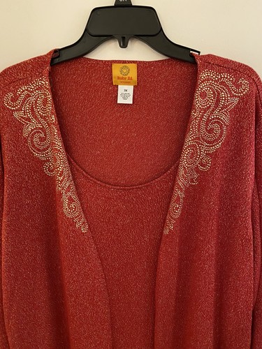 Brand New Ruby Rd Woman 3X Red Sweater 