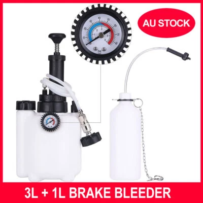 3L + 1L Brake Bleeder Clutch System Manual Pressure Tool Kit with E20 Adapter - image 1 of 4