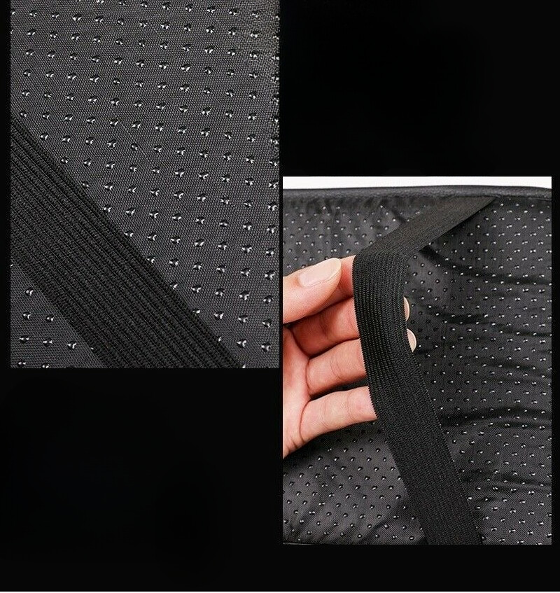 Car Armrest Pad Cover Auto Center Console Cushion Mat Black For BMW