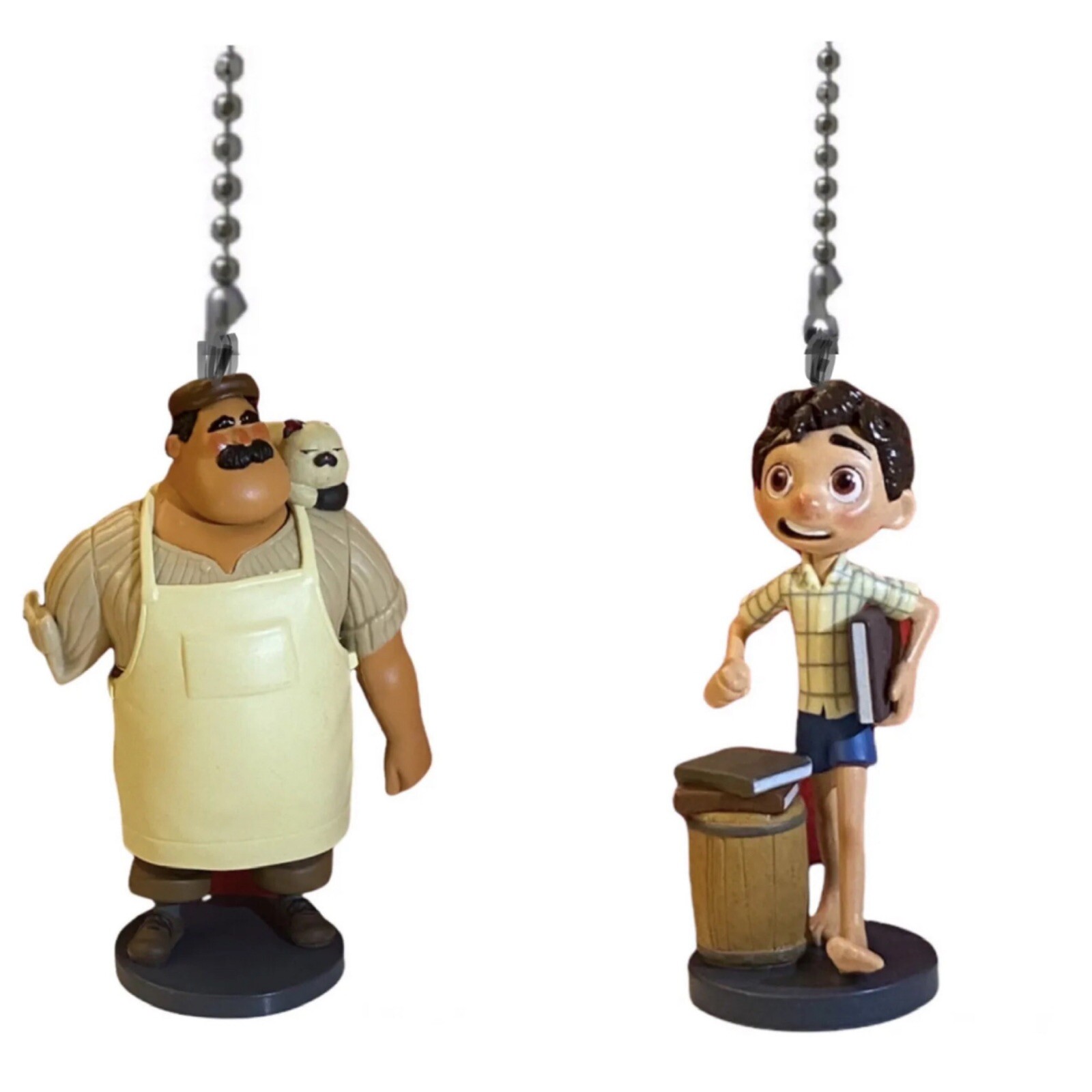 Massimo Machiavelli & Luca Boy Fan Lamp Light Pull Chain PVC Figure Figurine New
