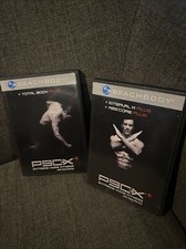 DVD Lot x 2 - P90X BeachBody Extreme Home Fitness: Total Body + Abs/Core: Good