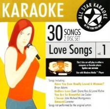 Karaoke: Love Songs 1 - Audio CD By Various Artists - VERY GOOD