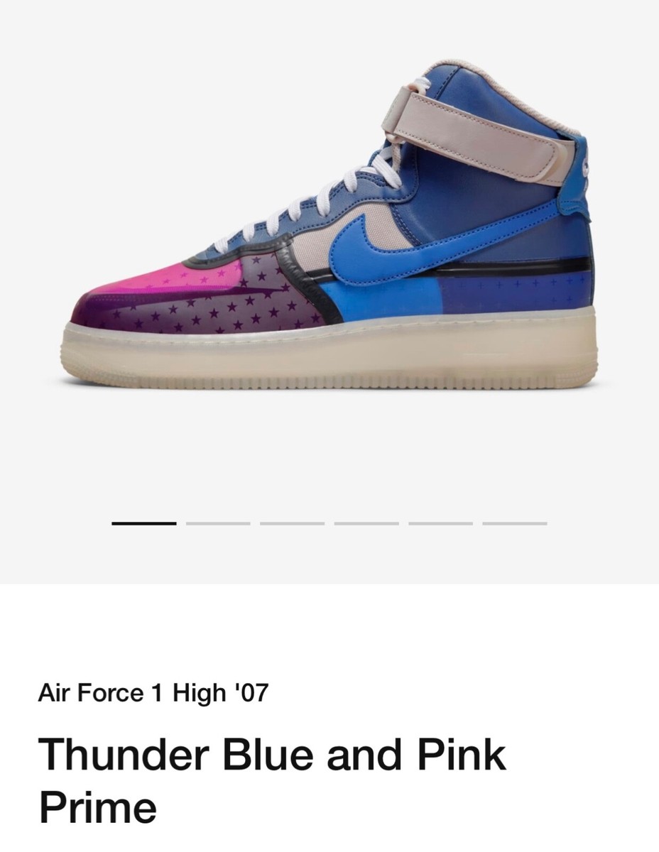 Nike Air Force High '07 Thunder Blue New in Box! Men's