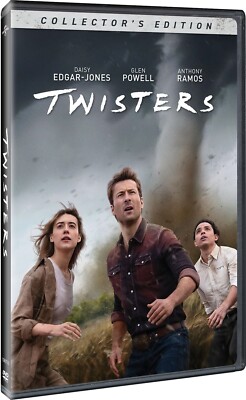 Twisters - NEW DVD - Daisy Edgar-Jones Glen Powell !