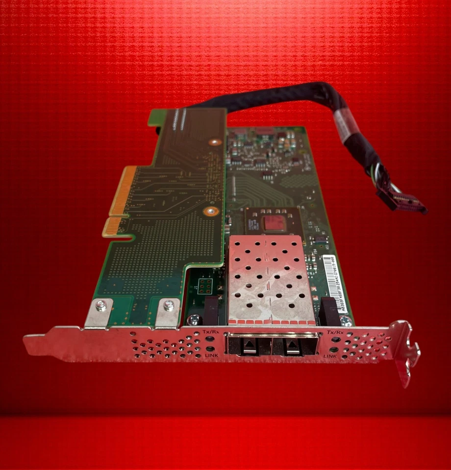 IBM Intel X520-DA2 49Y7982 10Gb SFP+ Dual Port PCIe NIC Adapter w/ Brackets - Image 3 of 4
