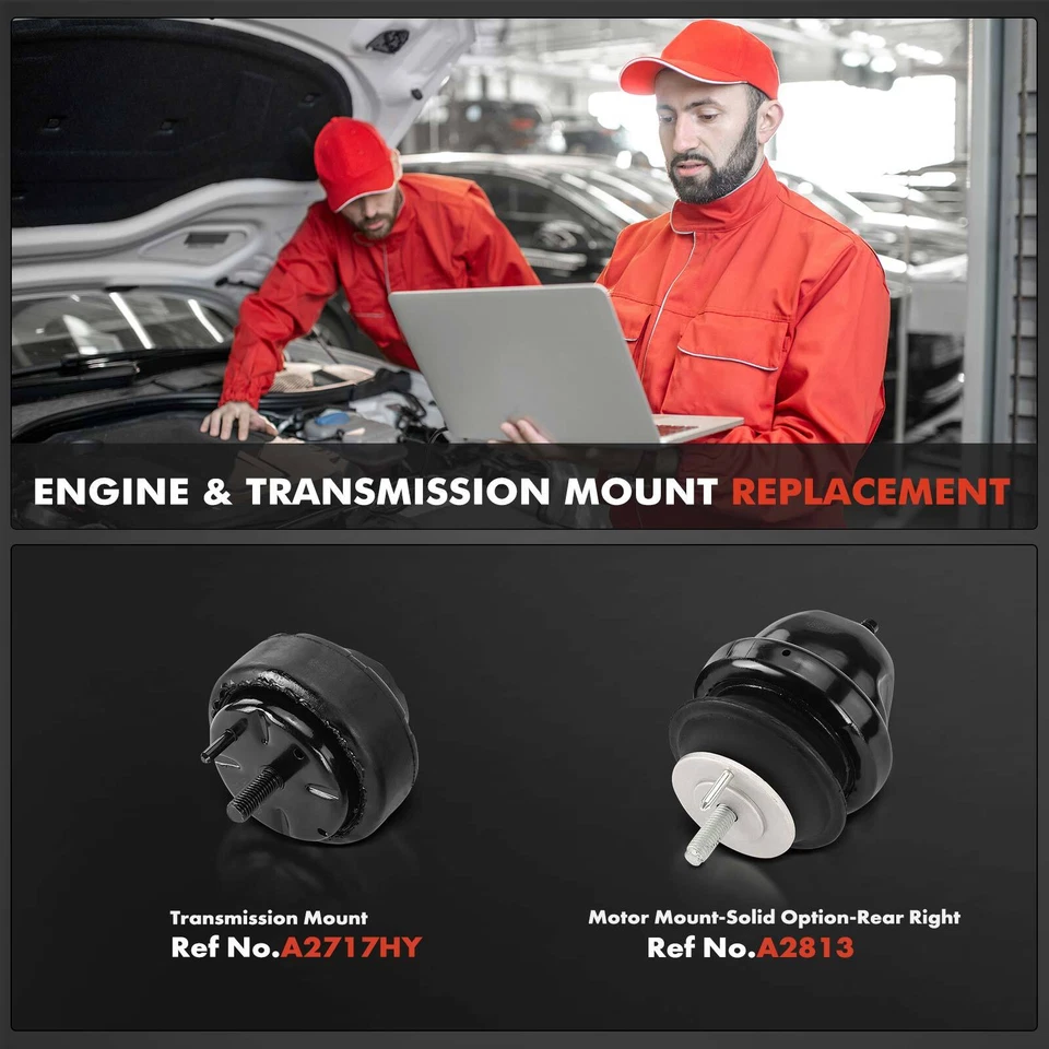 2x Suporte de Motor e Transmissão para Ford Taurus Lincoln Continental Mercury - Imagem 2 de 4