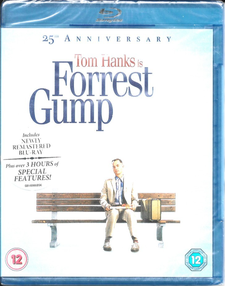 Forrest Gump Blu Ray 25th Anniversary , Tom Hanks  new and sealed