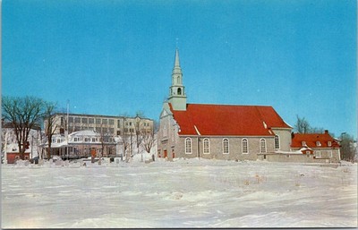 De St. Jean Eglise Presbytere Et Le Couvent Chrome Postcard 864