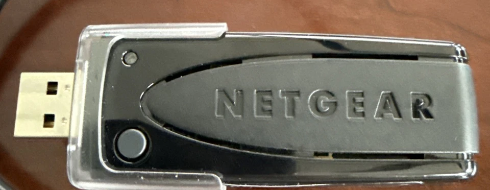 Netgear WNDA3100 V2 2.4ghz 5Ghz USB 300Mbps Wireless N USB Adapter W/Cable Works - Image 3 of 4