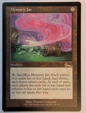 {1x} ~~ Memory Jar ~~ LP MTG  Urza's Legacy Regular Artifact Rare **Startropic**